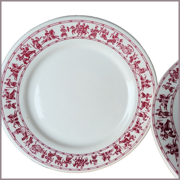 Rare VTG Buffalo China Plates (6 available) 15$each - Picture 1 of 3